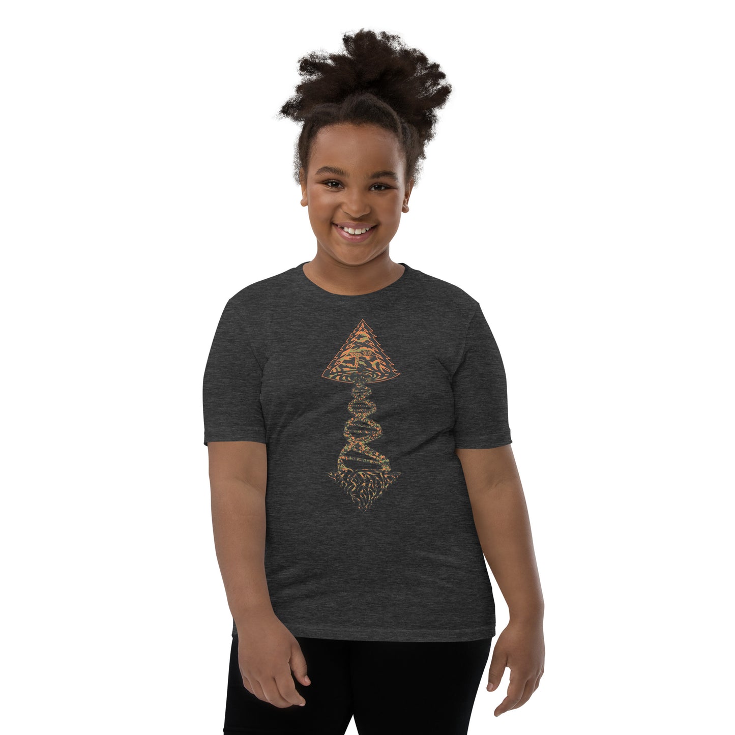 Youth Short Sleeve T-Shirt "Tiger Style Edition" Tango Tree of Life Vortex