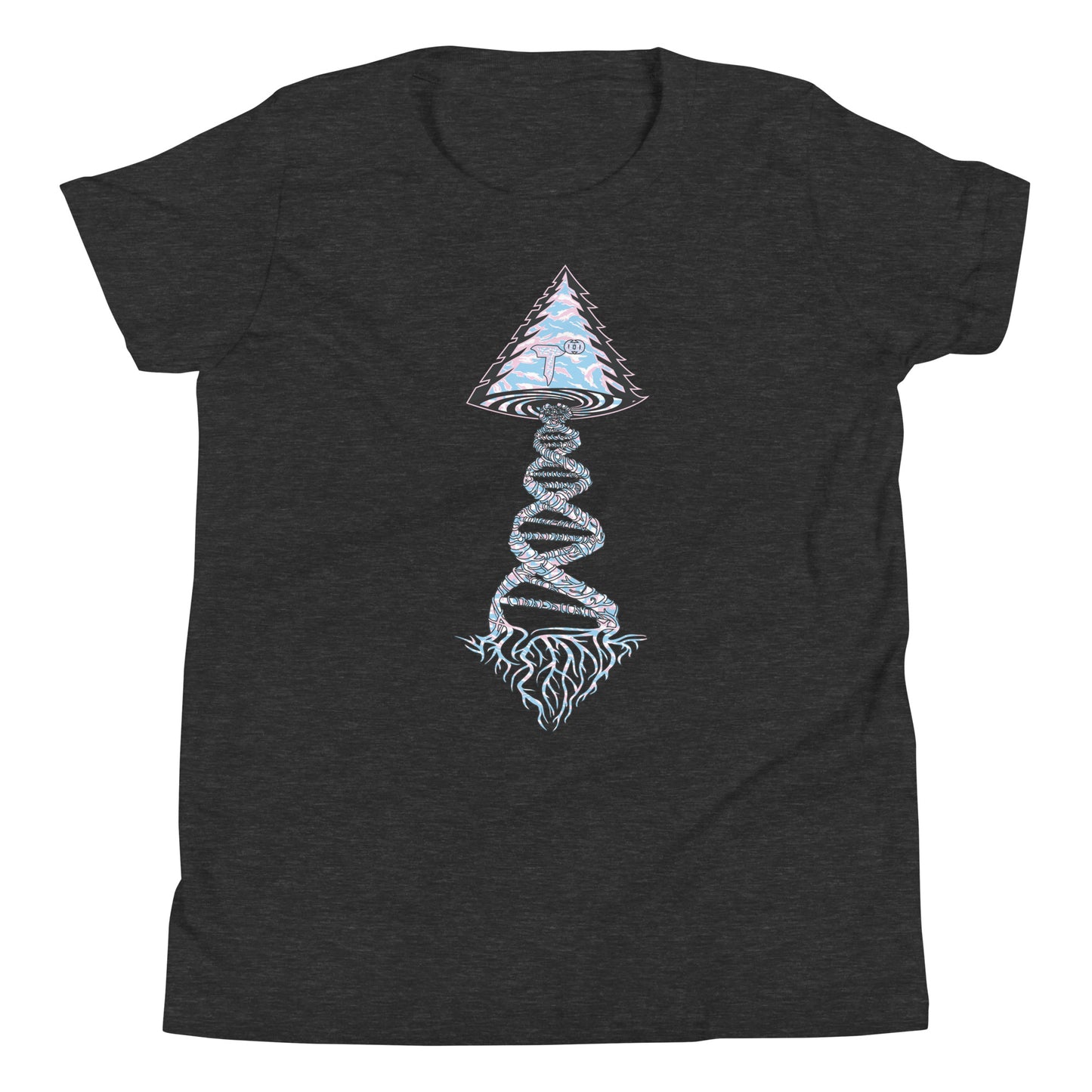 Youth Short Sleeve T-Shirt "Elegant Edition" Tango Tree of Life Vortex