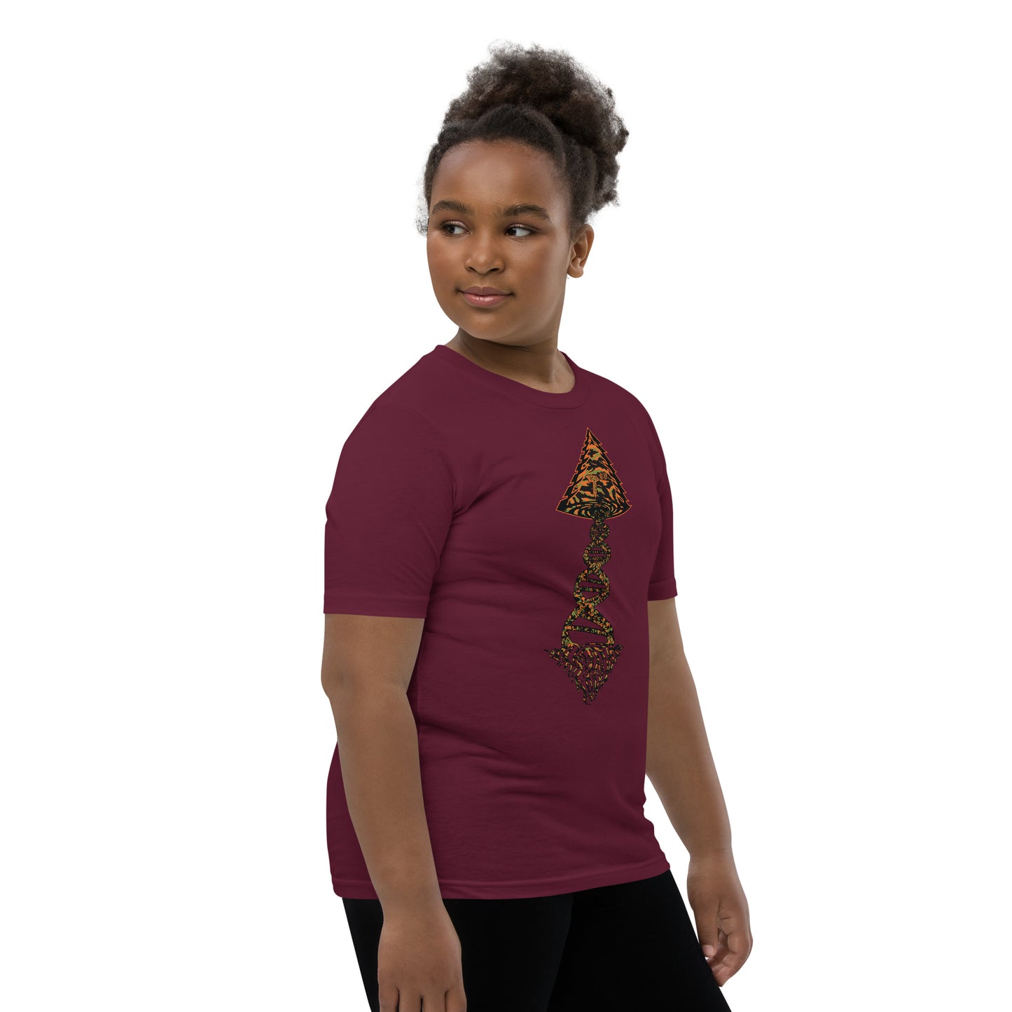 Youth Short Sleeve T-Shirt "Tiger Style Edition" Tango Tree of Life Vortex