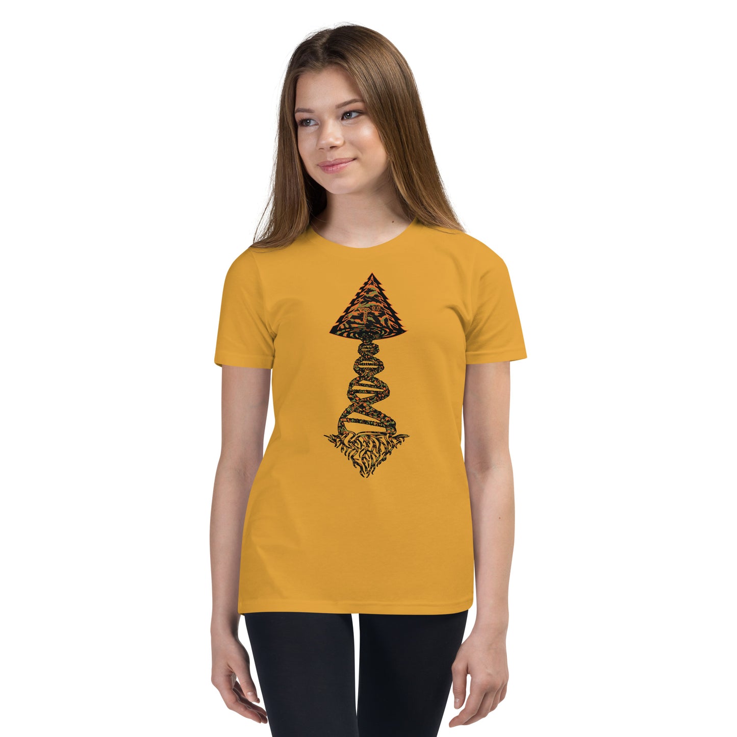 Youth Short Sleeve T-Shirt "Tiger Style Edition" Tango Tree of Life Vortex