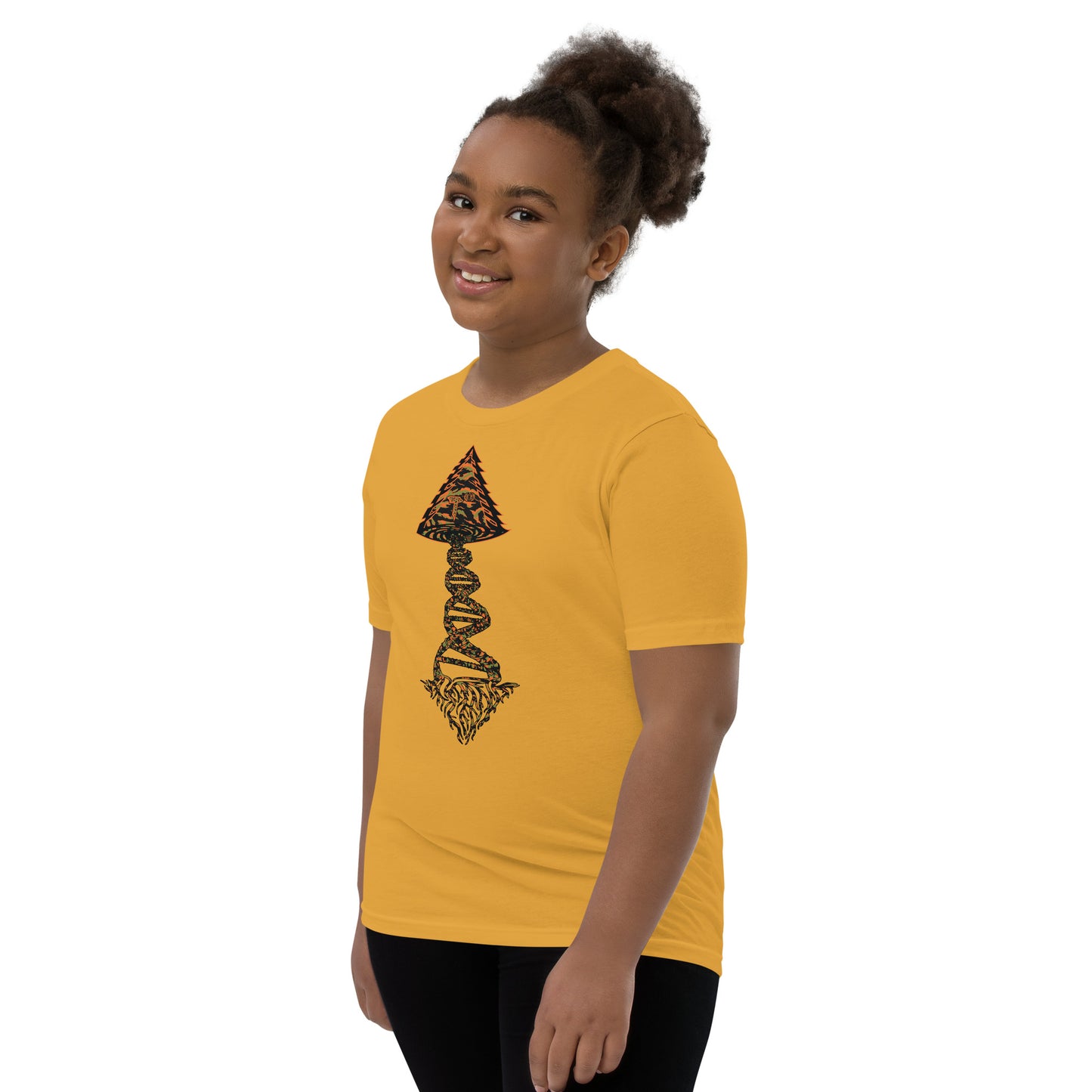 Youth Short Sleeve T-Shirt "Tiger Style Edition" Tango Tree of Life Vortex