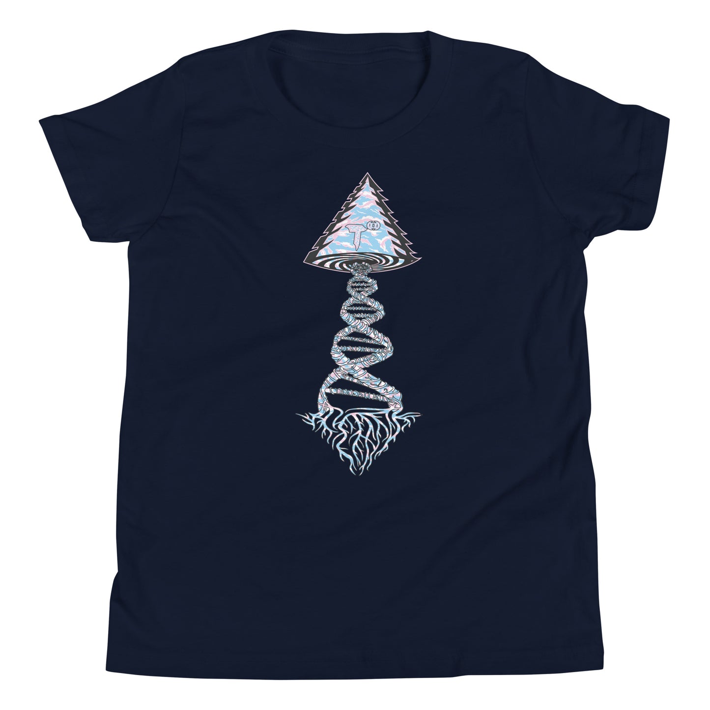 Youth Short Sleeve T-Shirt "Elegant Edition" Tango Tree of Life Vortex