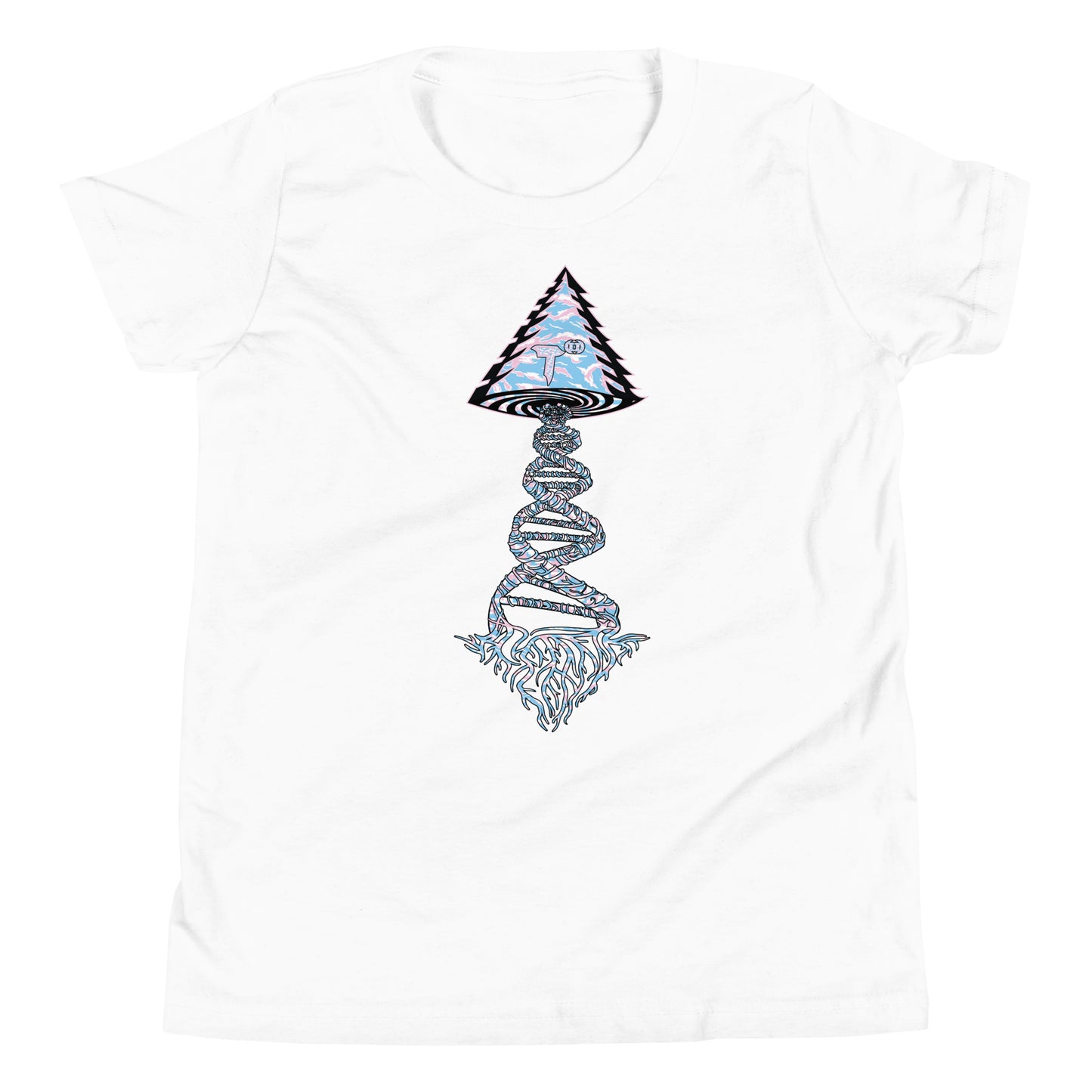 Youth Short Sleeve T-Shirt "Elegant Edition" Tango Tree of Life Vortex