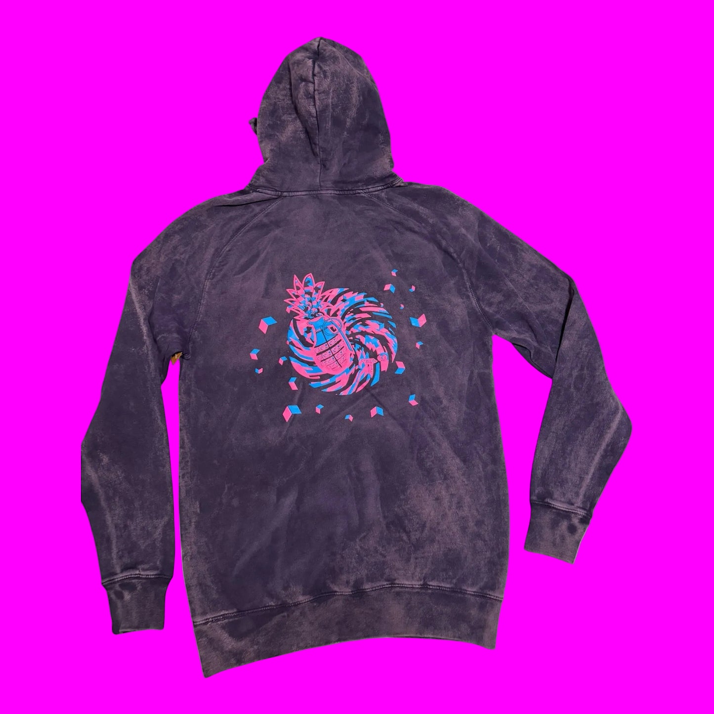 100% Cotton Lane Seven Vintage Purple Hoody