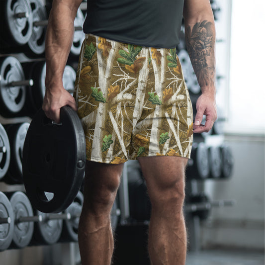 Men's Recycled Athletic Shorts "Tango Real Tree"