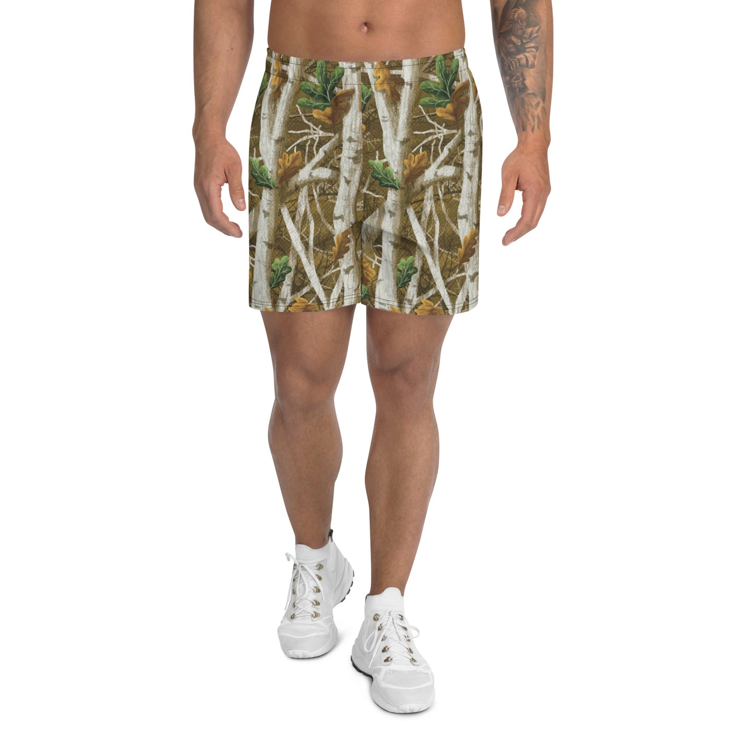 Men's Recycled Athletic Shorts "Tango Real Tree"