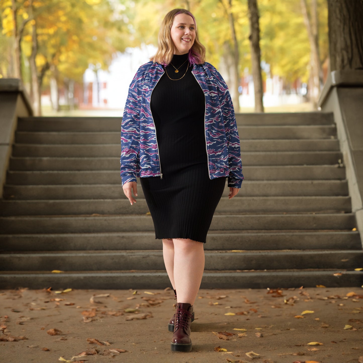 Unisex Bomber Jacket "Blurple Edition"