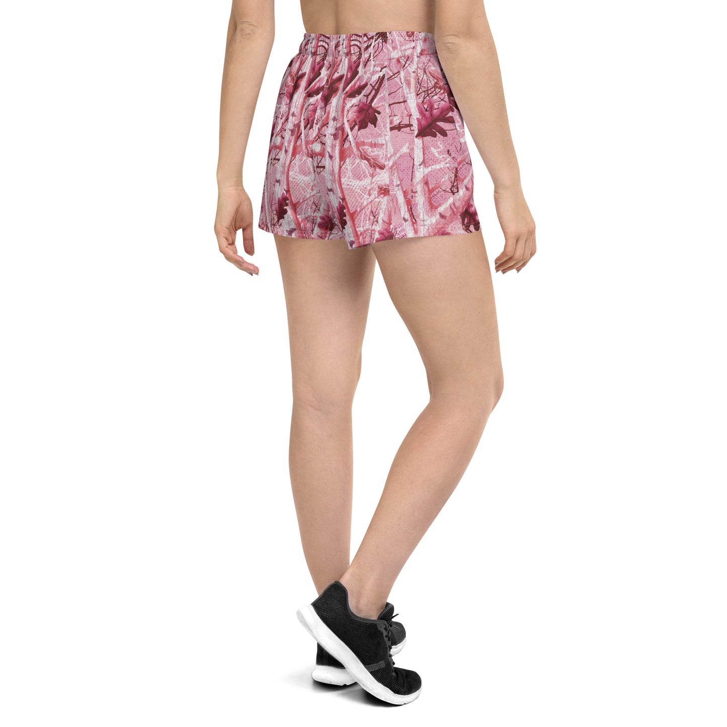 Women’s Recycled Athletic Shorts "Tango Pink Real Tree"