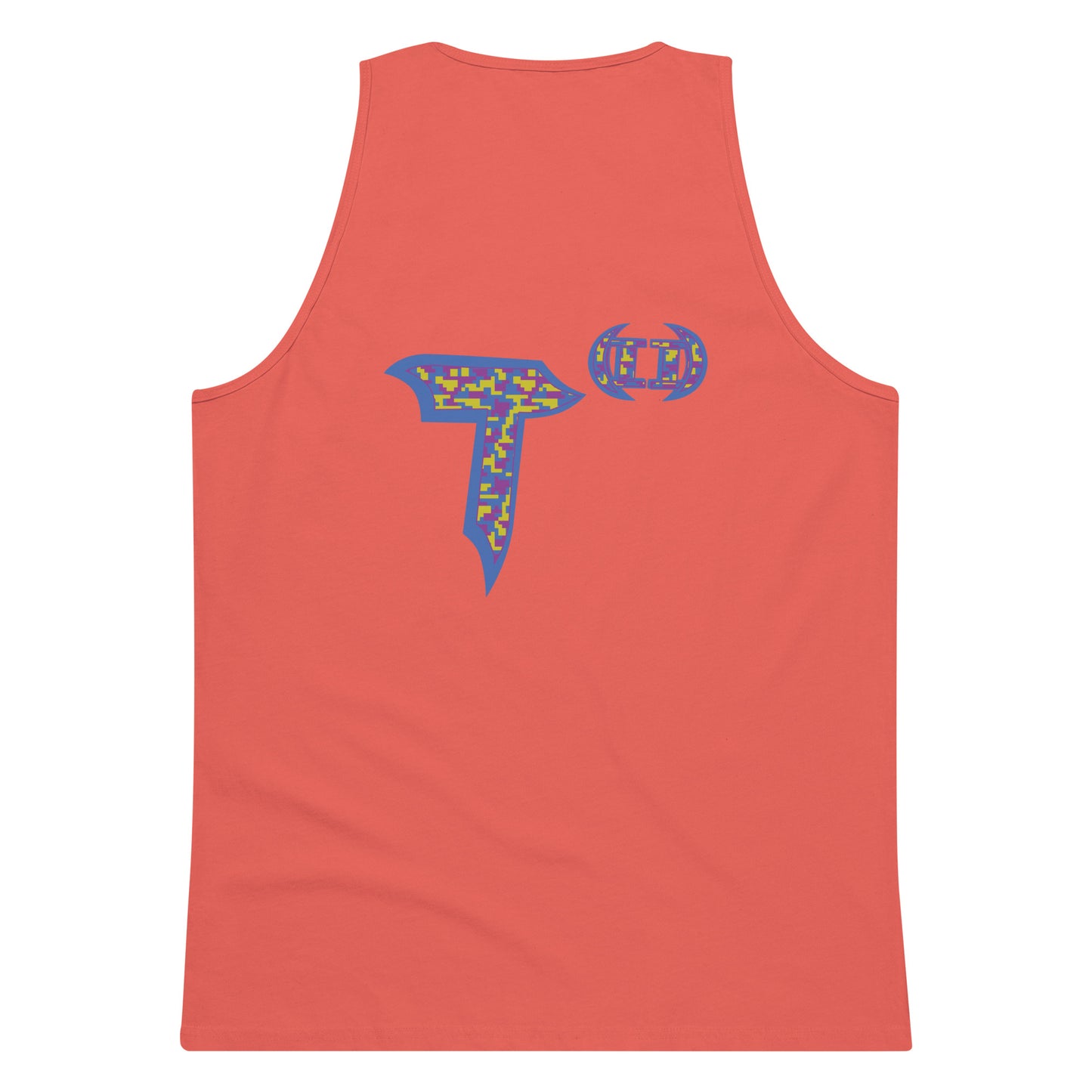 Heritage Men’s premium tank top "Digi The Pineapple Grenade Vortex" Digital Stylin' Edition