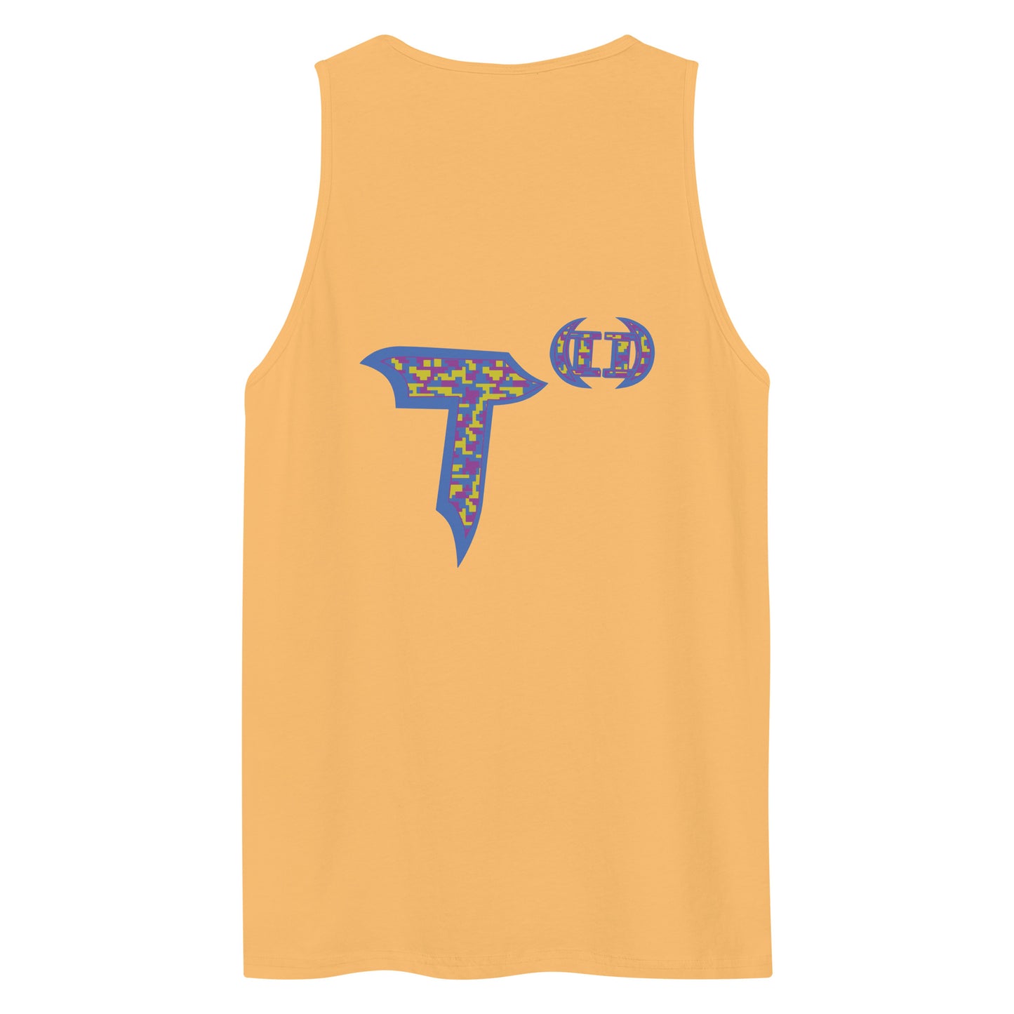 Heritage Men’s premium tank top "Digi The Pineapple Grenade Vortex" Digital Stylin' Edition