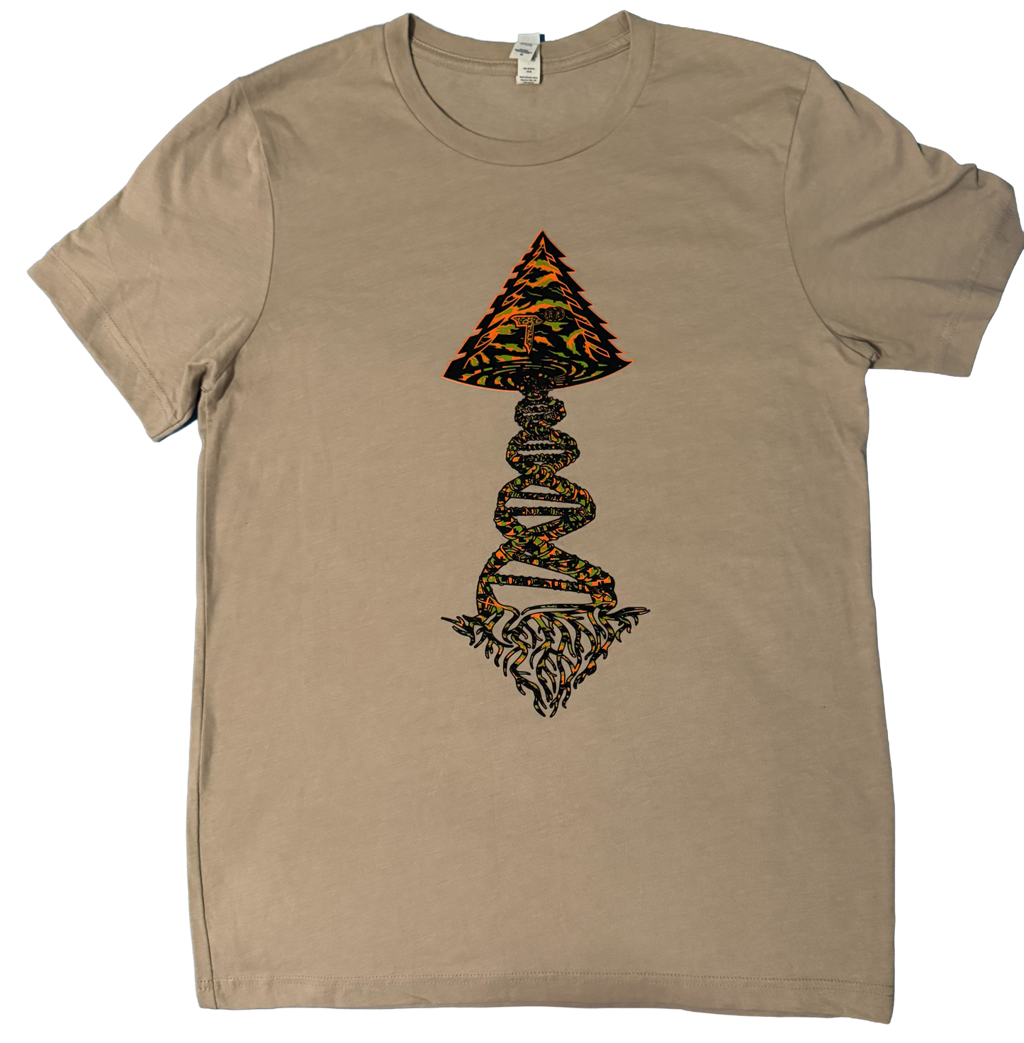 52% Cotton $8% Poly Tan Bella Canvas Short Sleeve T Shirt