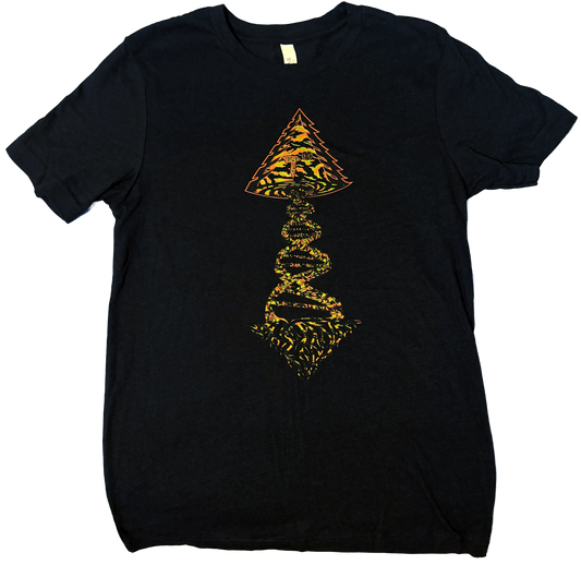 90% Cotton 10% Poly Heather Black Bella Canvas Short Sleeve Shirt