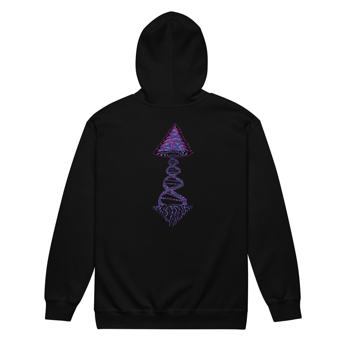 Unisex heavy blend zip hoodie " DNA Tree Vortex" Magic Edition