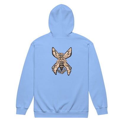 Unisex heavy blend zip hoodie "HuckleBee" Leader of the B Squad