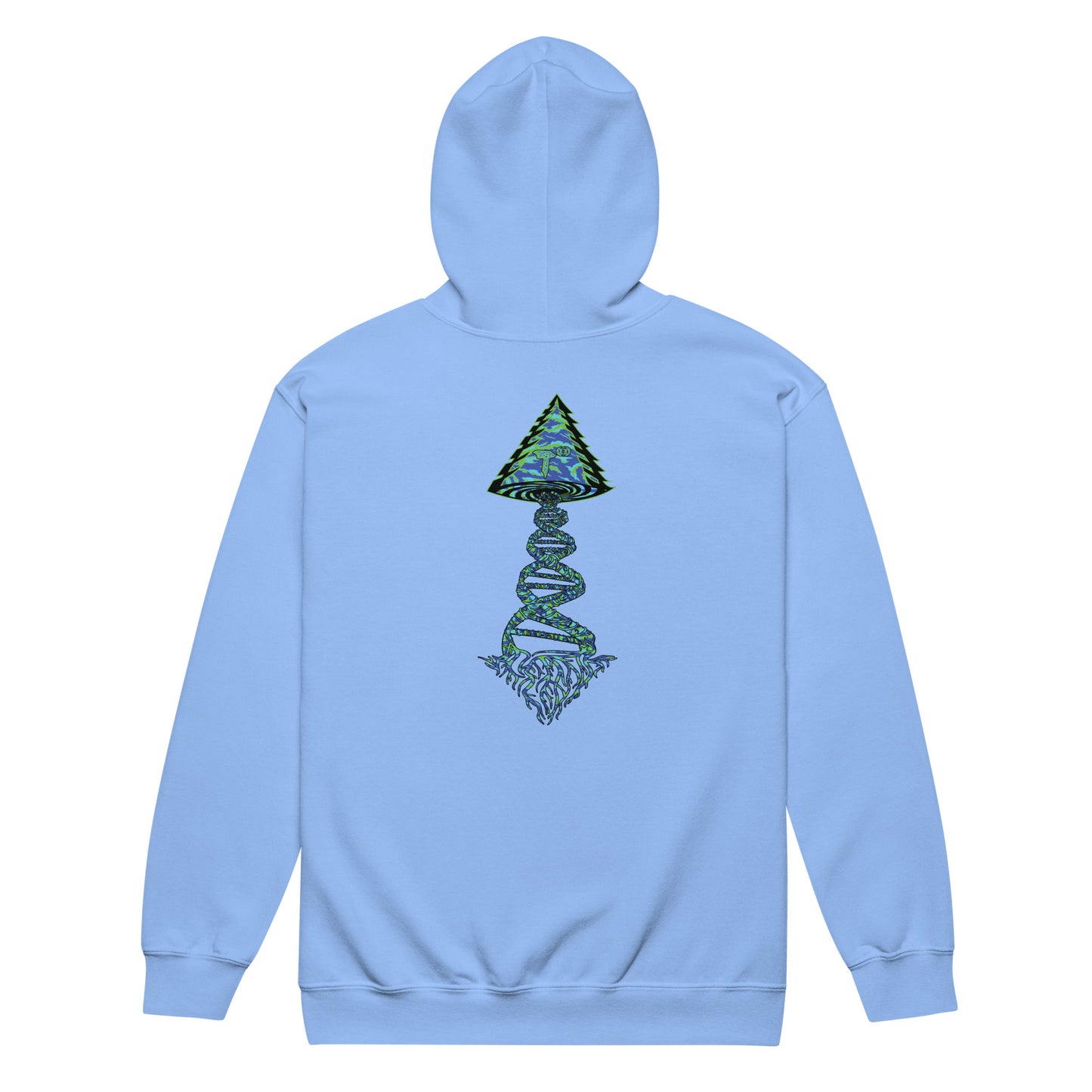 Unisex heavy blend zip hoodie "DNA Tree Vortex" Wildin' Edition