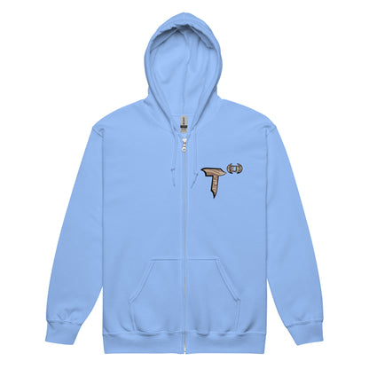 Unisex heavy blend zip hoodie "HuckleBee" Leader of the B Squad