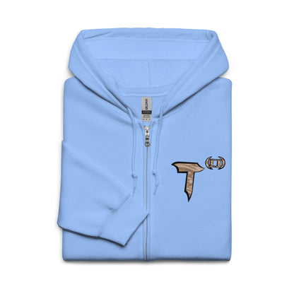 Unisex heavy blend zip hoodie "Silent Bee Deadly" Desert Rat Edition