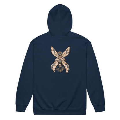 Unisex heavy blend zip hoodie "HuckleBee" Leader of the B Squad