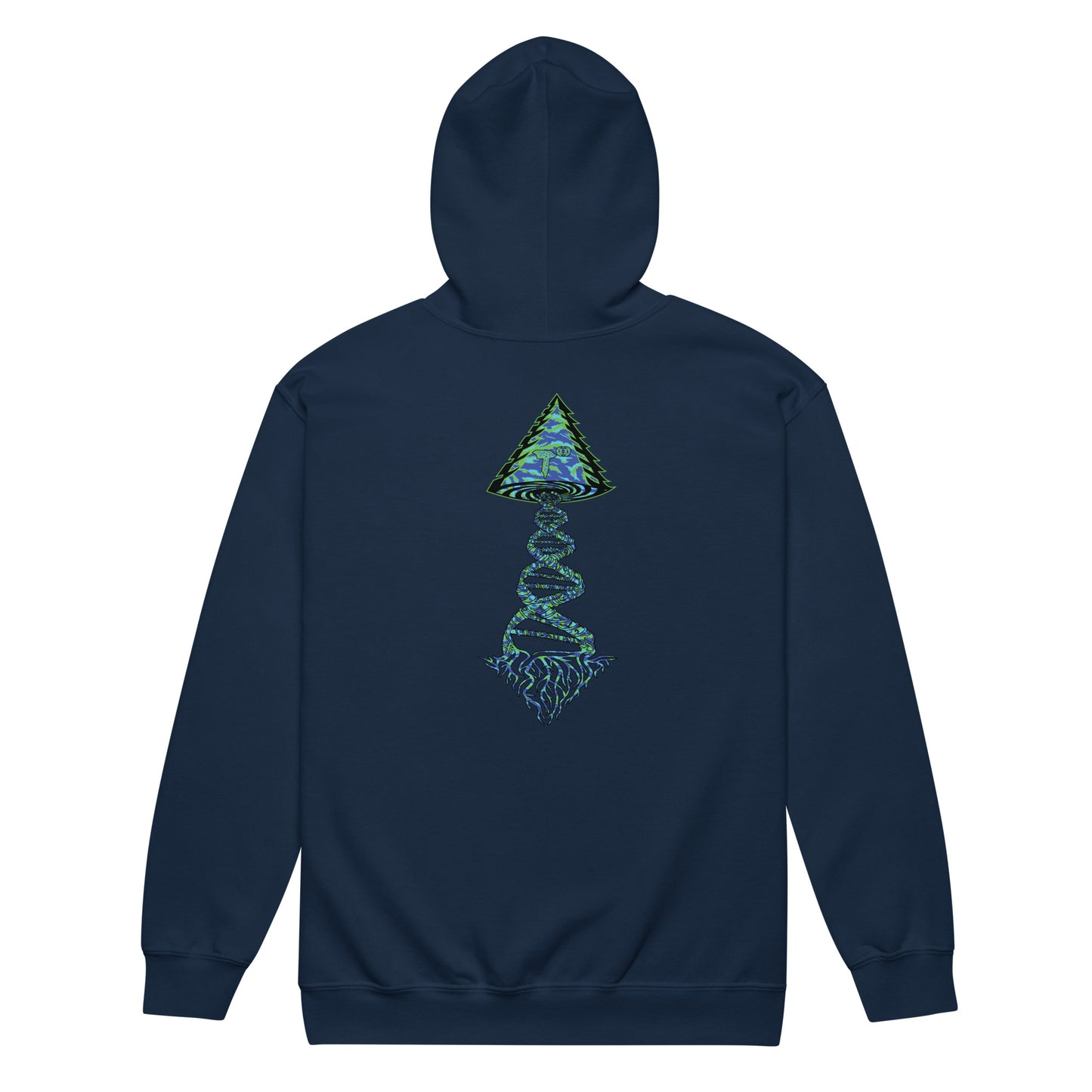 Unisex heavy blend zip hoodie "DNA Tree Vortex" Wildin' Edition