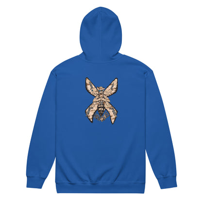 Unisex heavy blend zip hoodie "HuckleBee" Leader of the B Squad