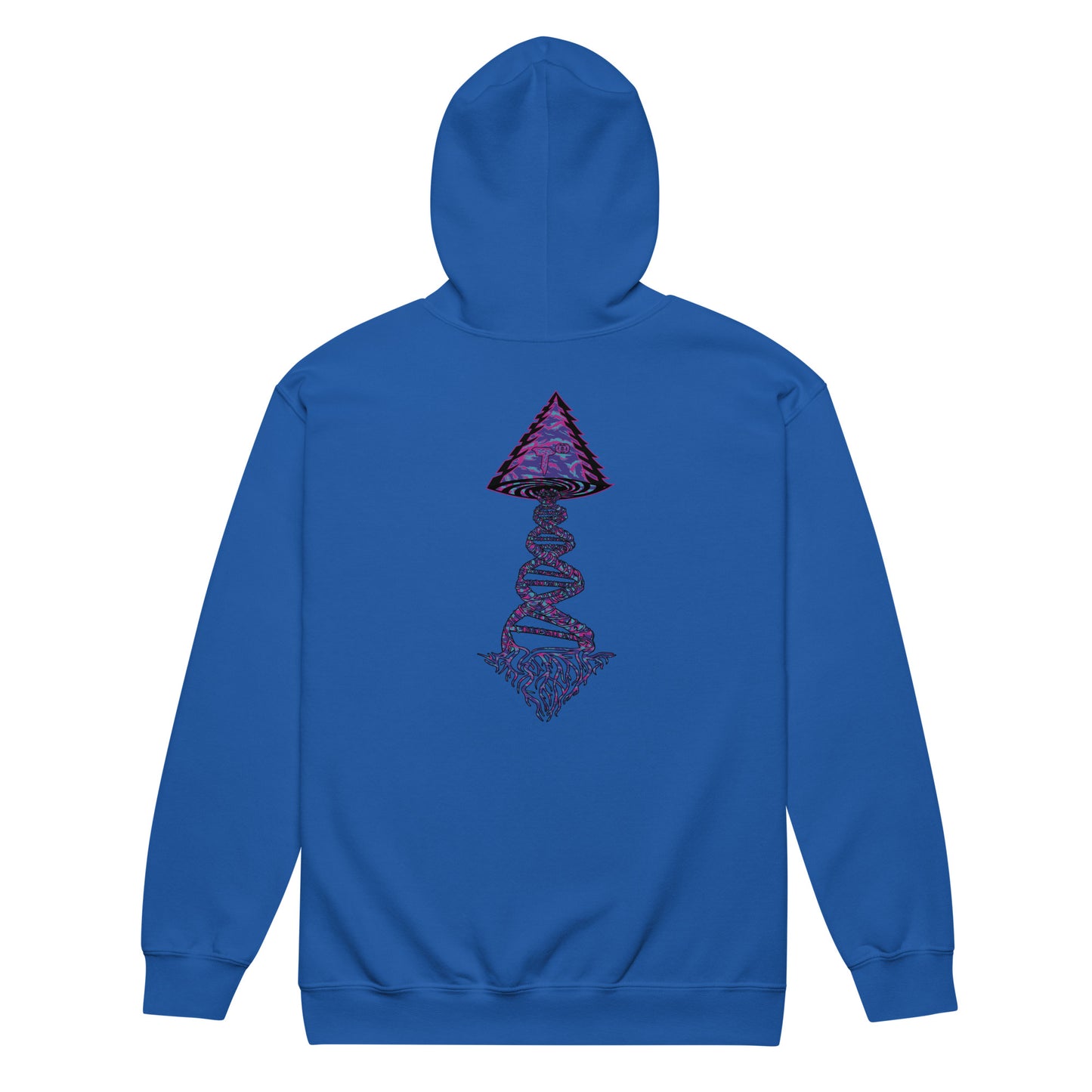 Unisex heavy blend zip hoodie " DNA Tree Vortex" Magic Edition