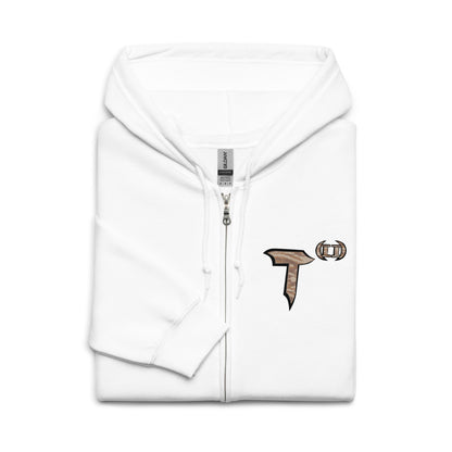 Unisex heavy blend zip hoodie "Silent Bee Deadly" Desert Rat Edition