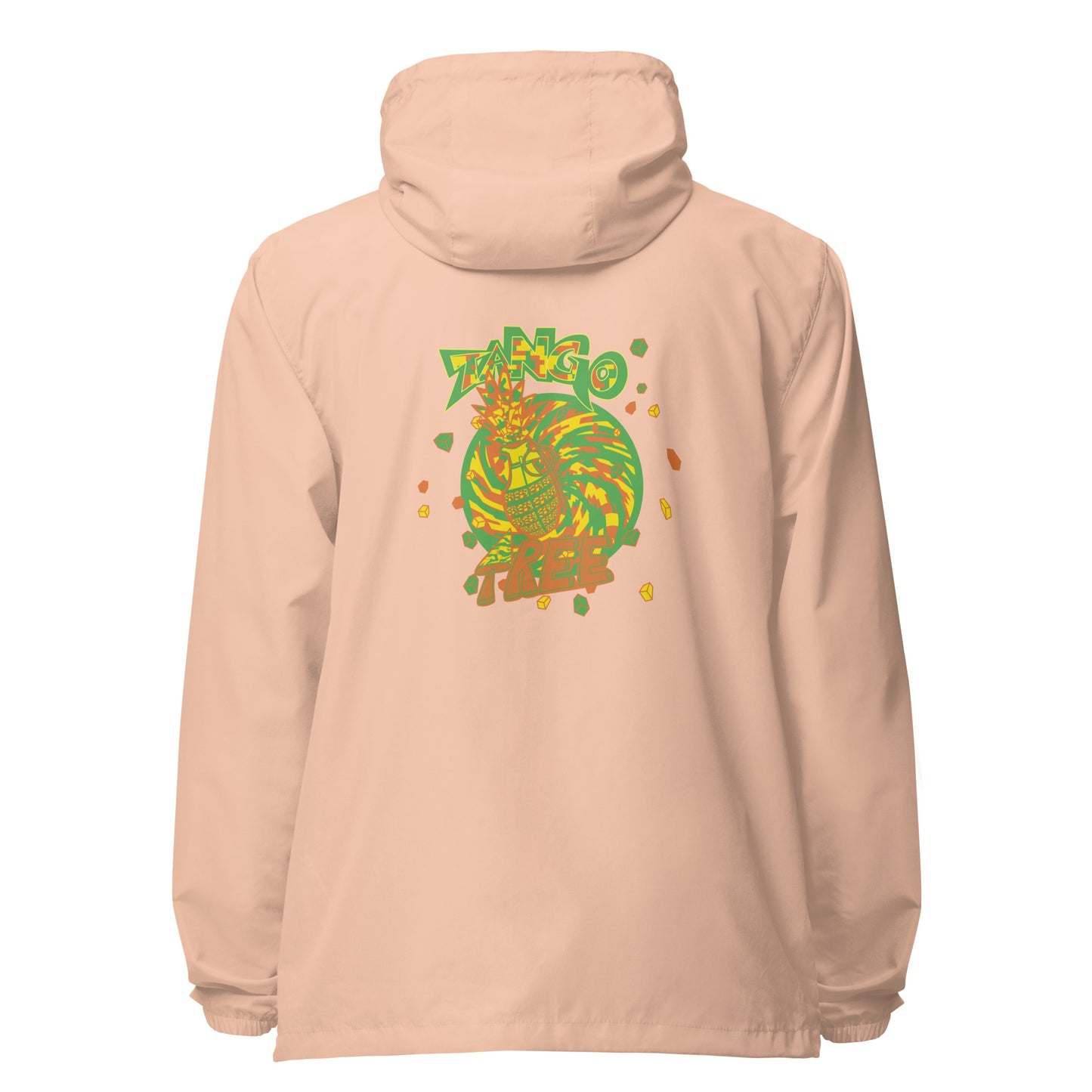 Unisex lightweight zip up windbreaker "The Real Pineapple Xpress" Tang Edition