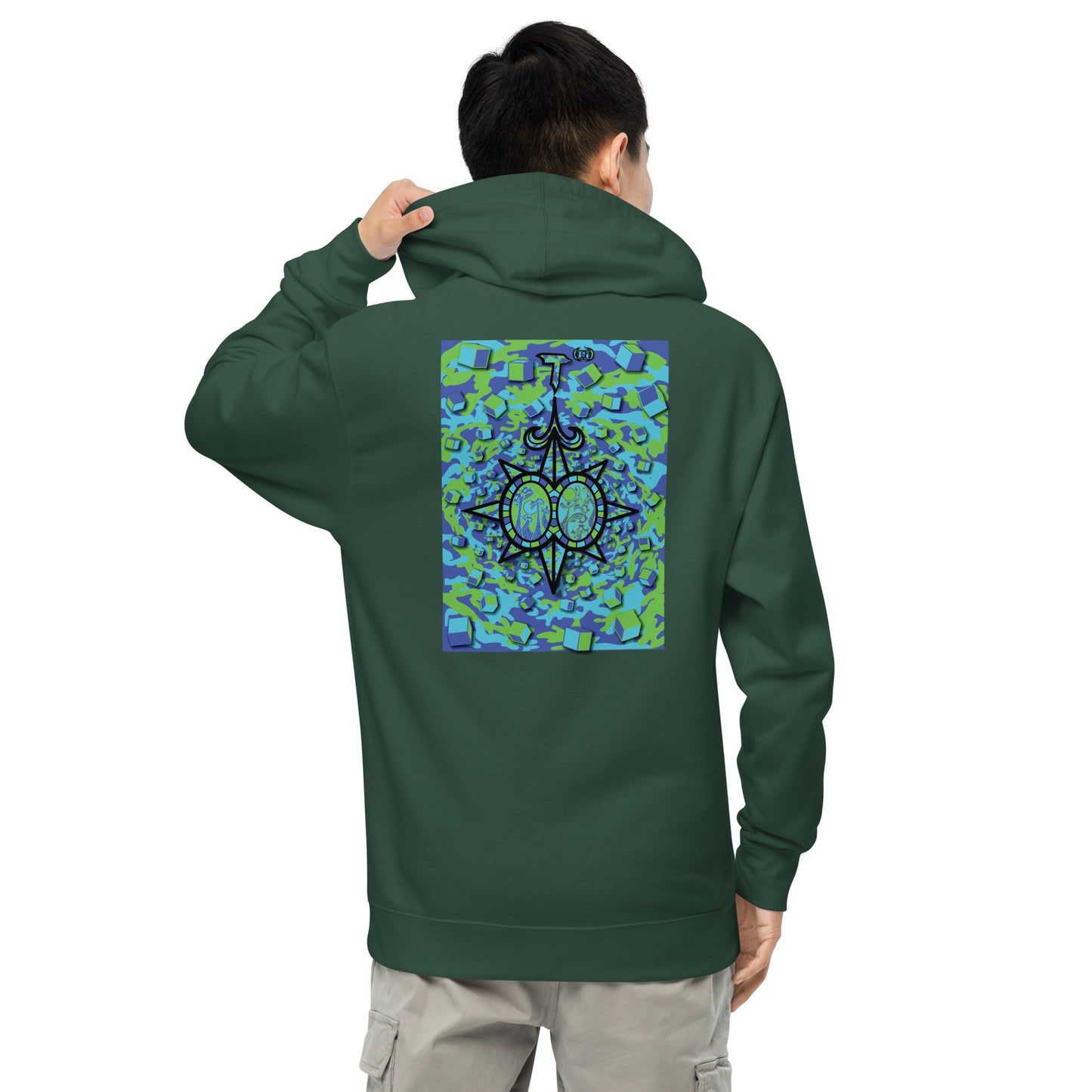 Unisex midweight hoodie "Shroom Verse Infinity Compass" Wild'n Edition