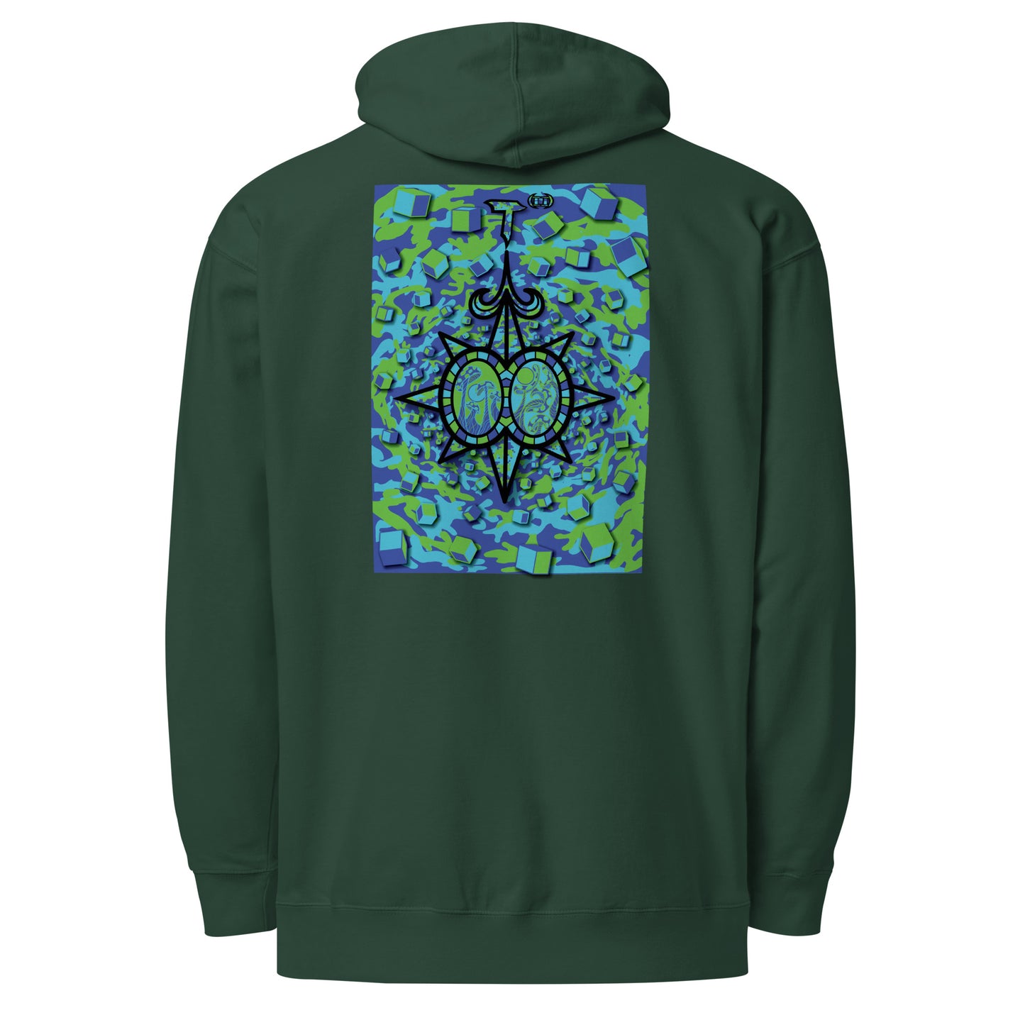 Unisex midweight hoodie "Shroom Verse Infinity Compass" Wild'n Edition