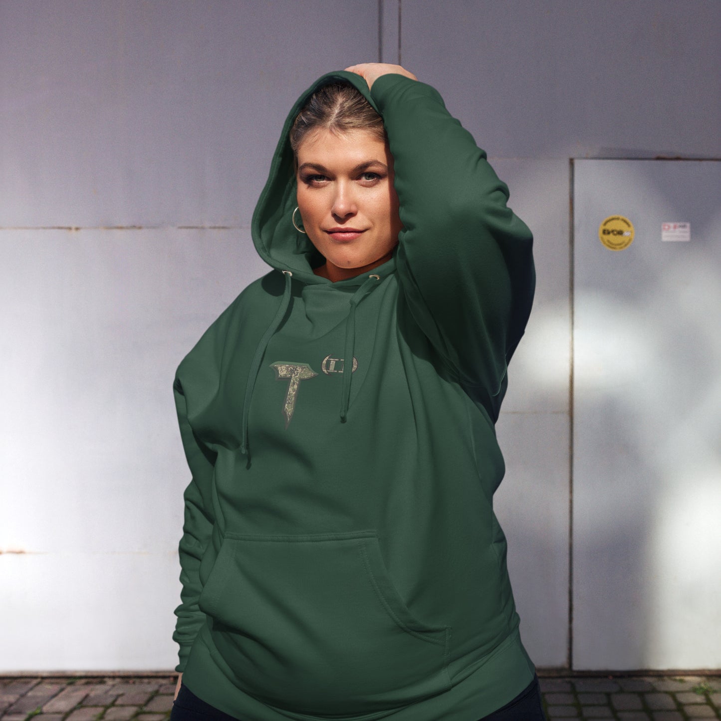 Unisex midweight hoodie "HuckleBEE" Marine Edition