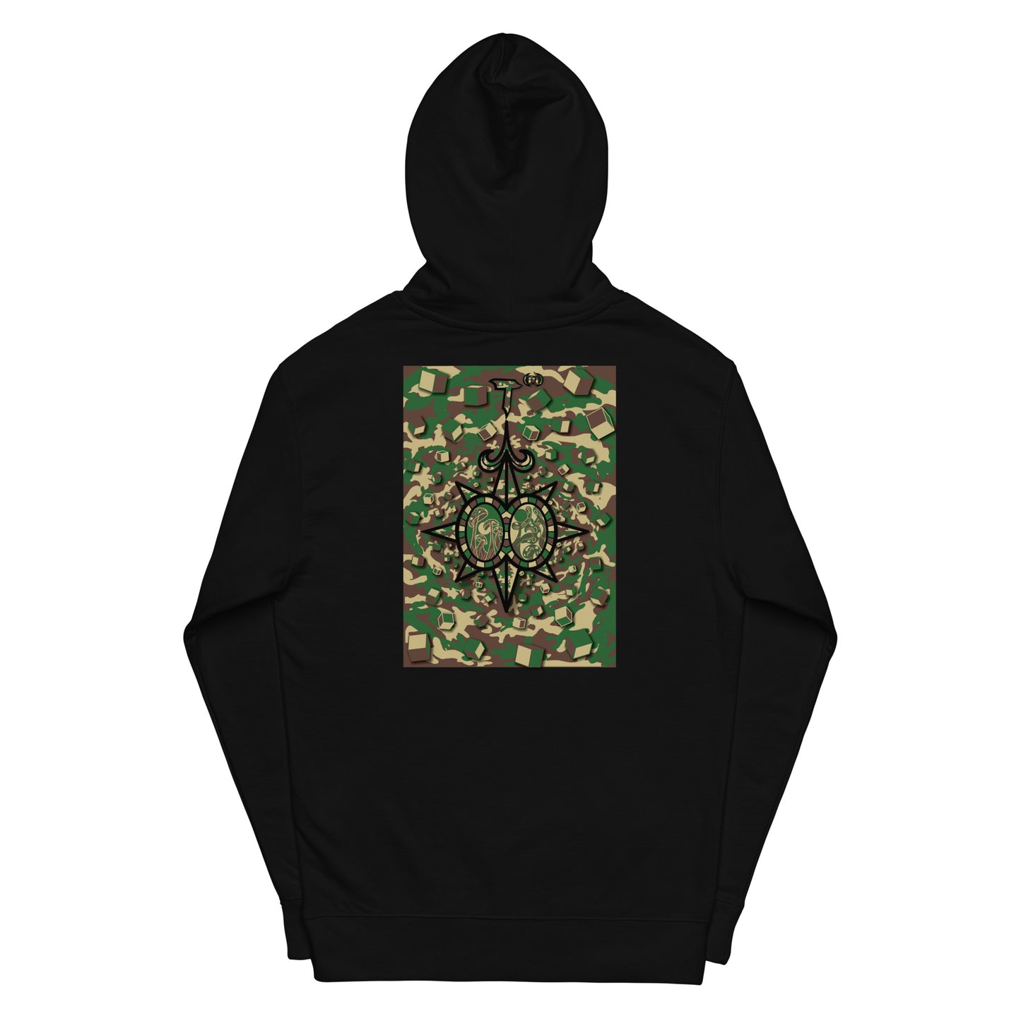 Unisex midweight hoodie "Shroom Verse Infinity Compass" Can't See Me Edition