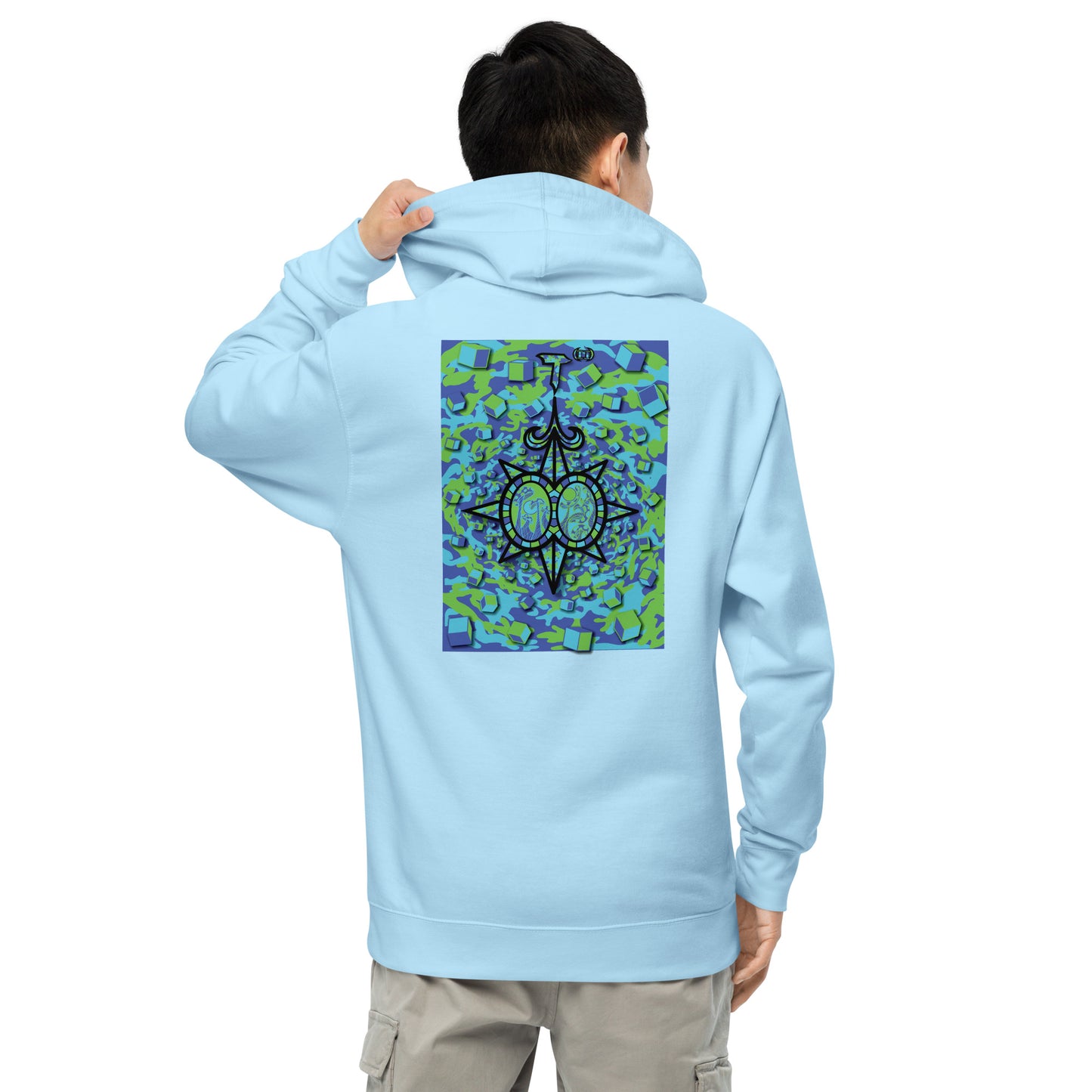 Unisex midweight hoodie "Shroom Verse Infinity Compass" Wild'n Edition