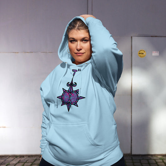 Unisex midweight hoodie "Shroom Verse Infinity Compass" Magic Edition