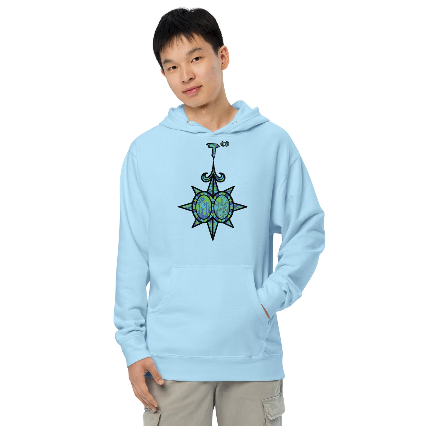 Unisex midweight hoodie "Shroom Verse Infinity Compass" Wild'n Edition