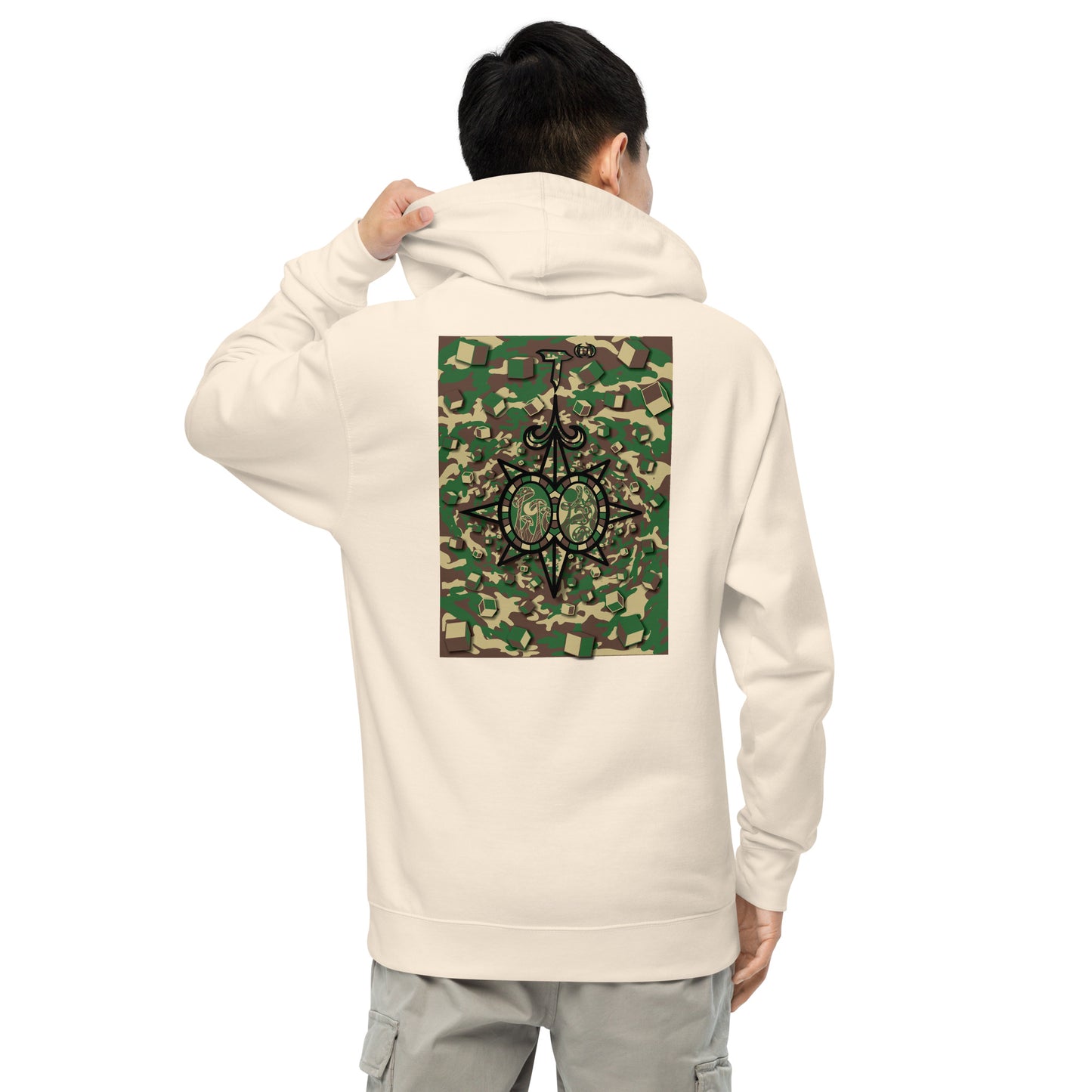 Unisex midweight hoodie "Shroom Verse Infinity Compass" Can't See Me Edition