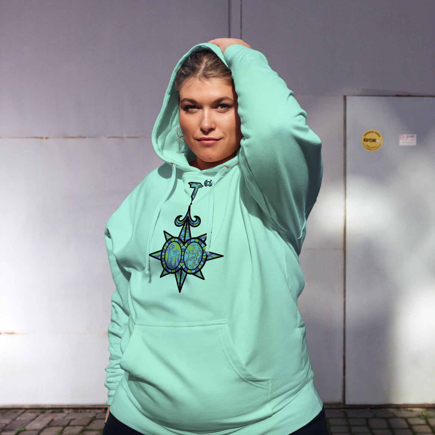 Unisex midweight hoodie "Shroom Verse Infinity Compass" Wild'n Edition