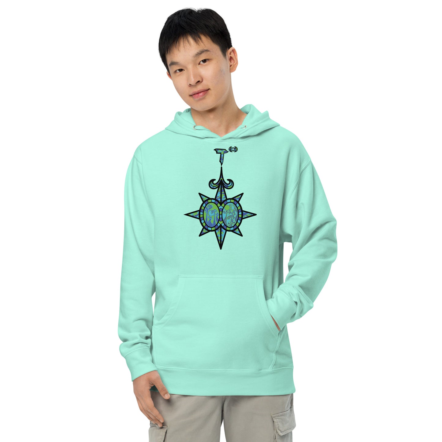 Unisex midweight hoodie "Shroom Verse Infinity Compass" Wild'n Edition