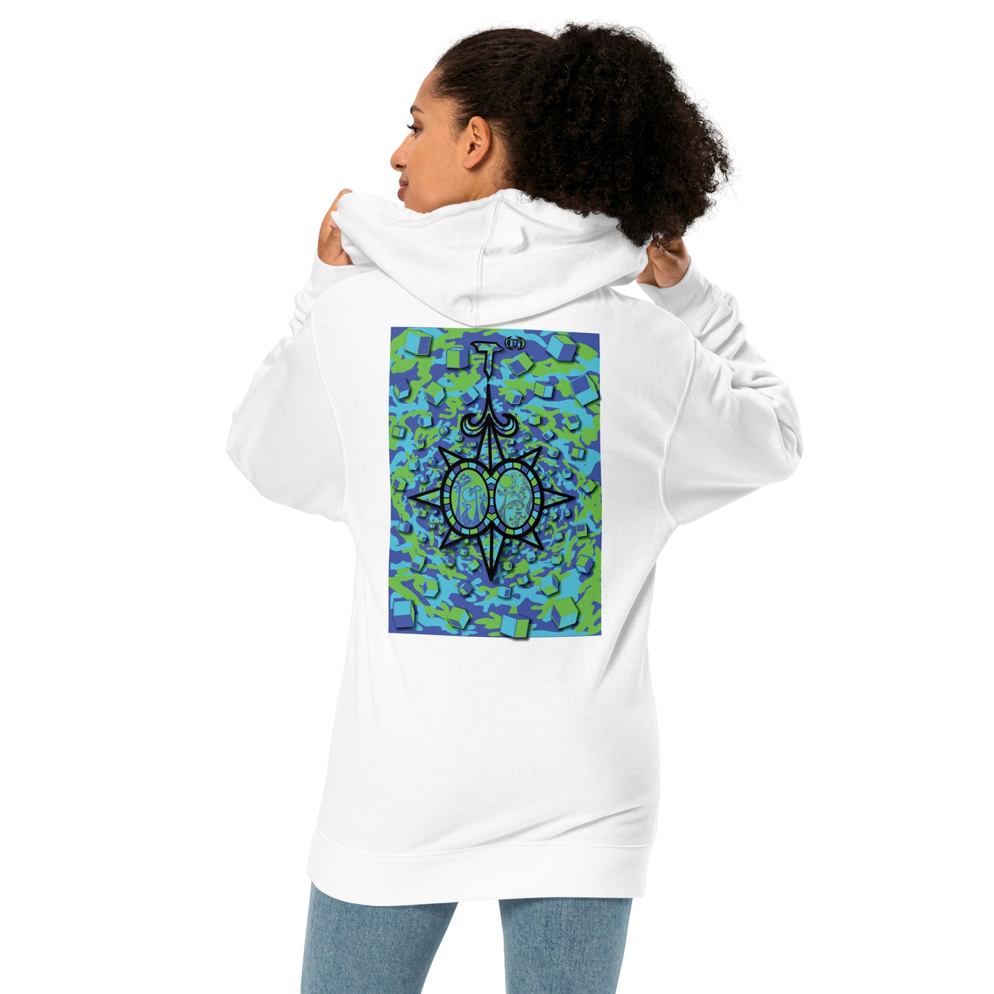 Unisex midweight hoodie "Shroom Verse Infinity Compass" Wild'n Edition