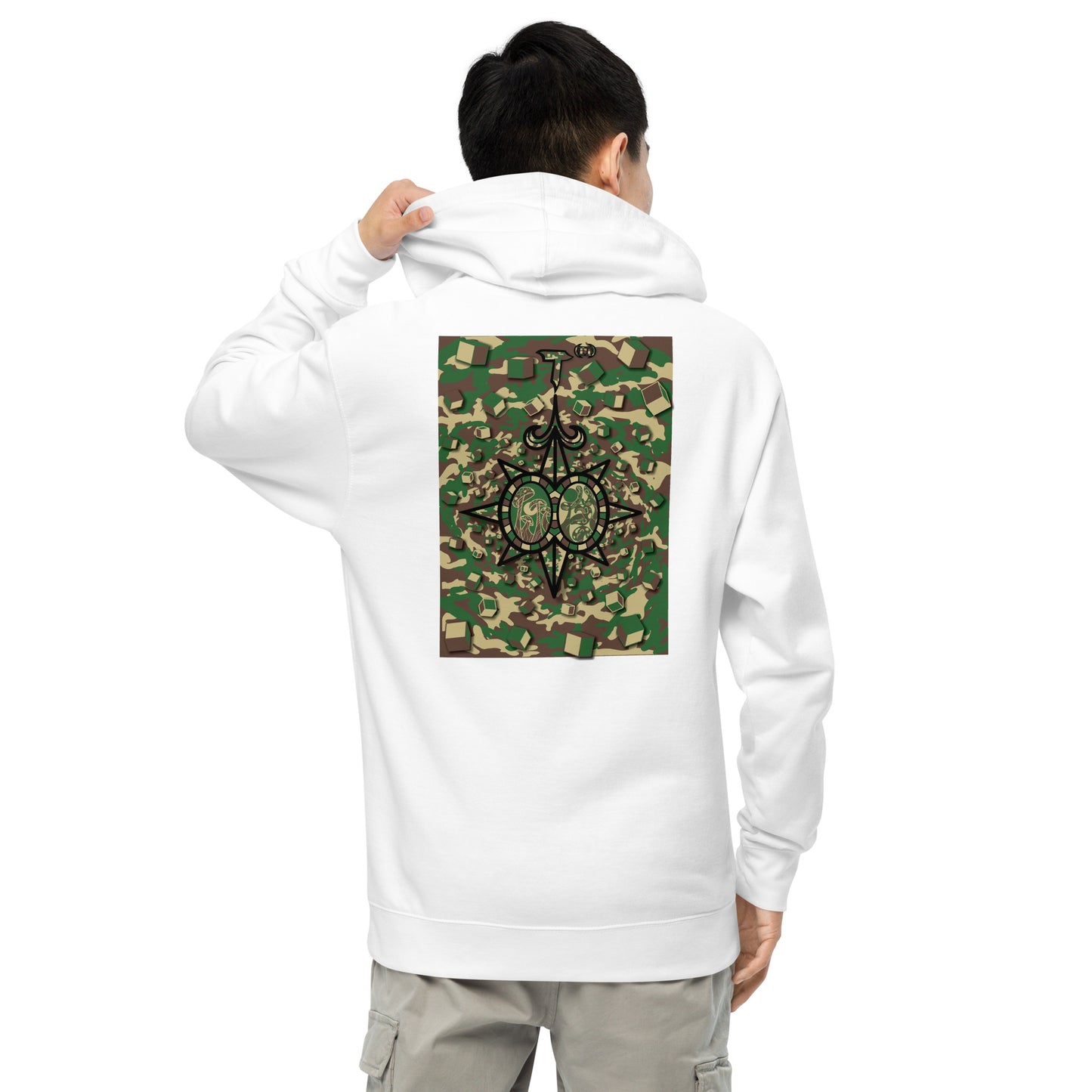 Unisex midweight hoodie "Shroom Verse Infinity Compass" Can't See Me Edition