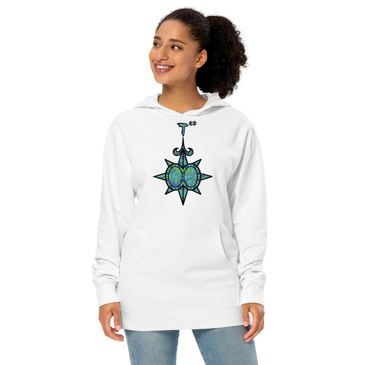 Unisex midweight hoodie "Shroom Verse Infinity Compass" Wild'n Edition