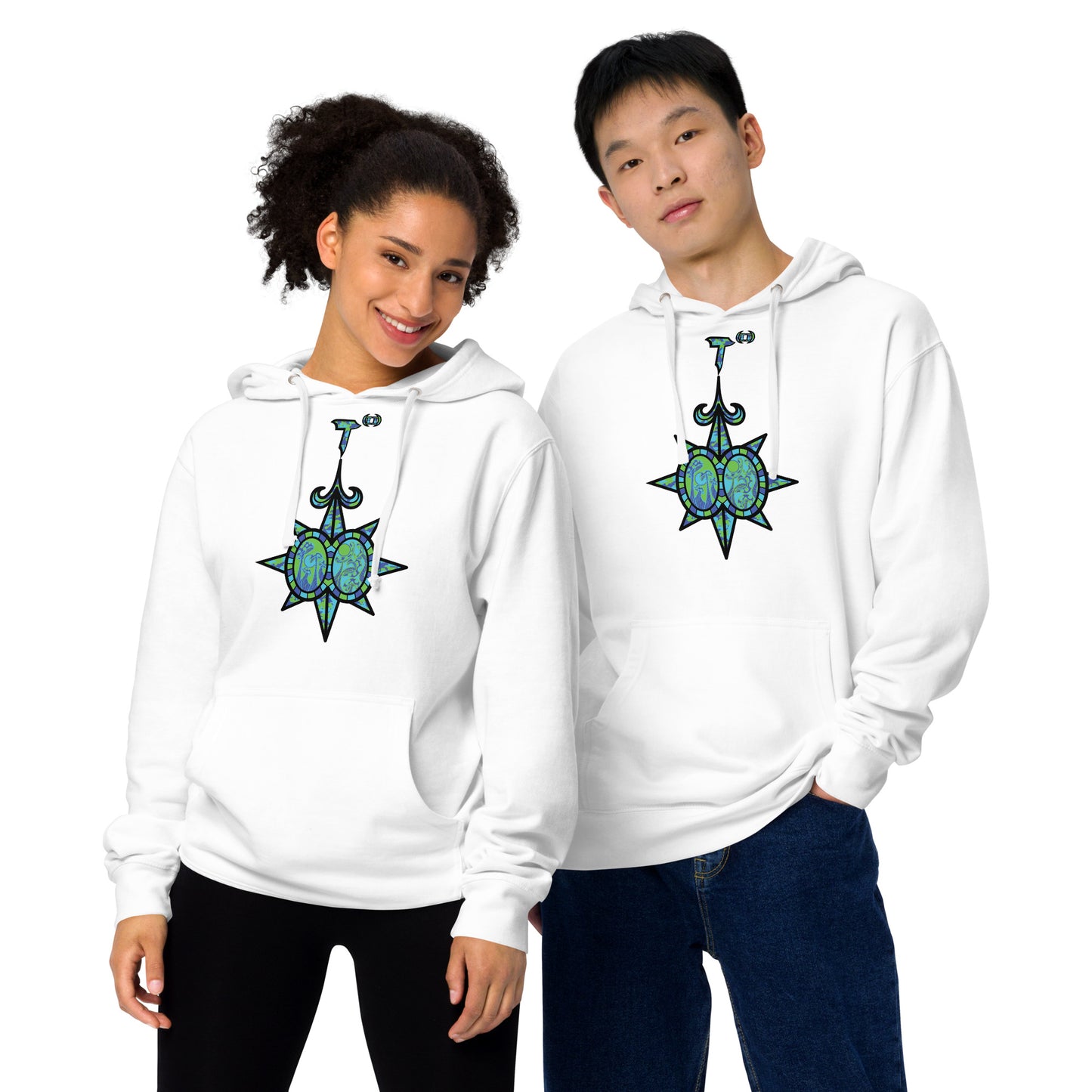 Unisex midweight hoodie "Shroom Verse Infinity Compass" Wild'n Edition