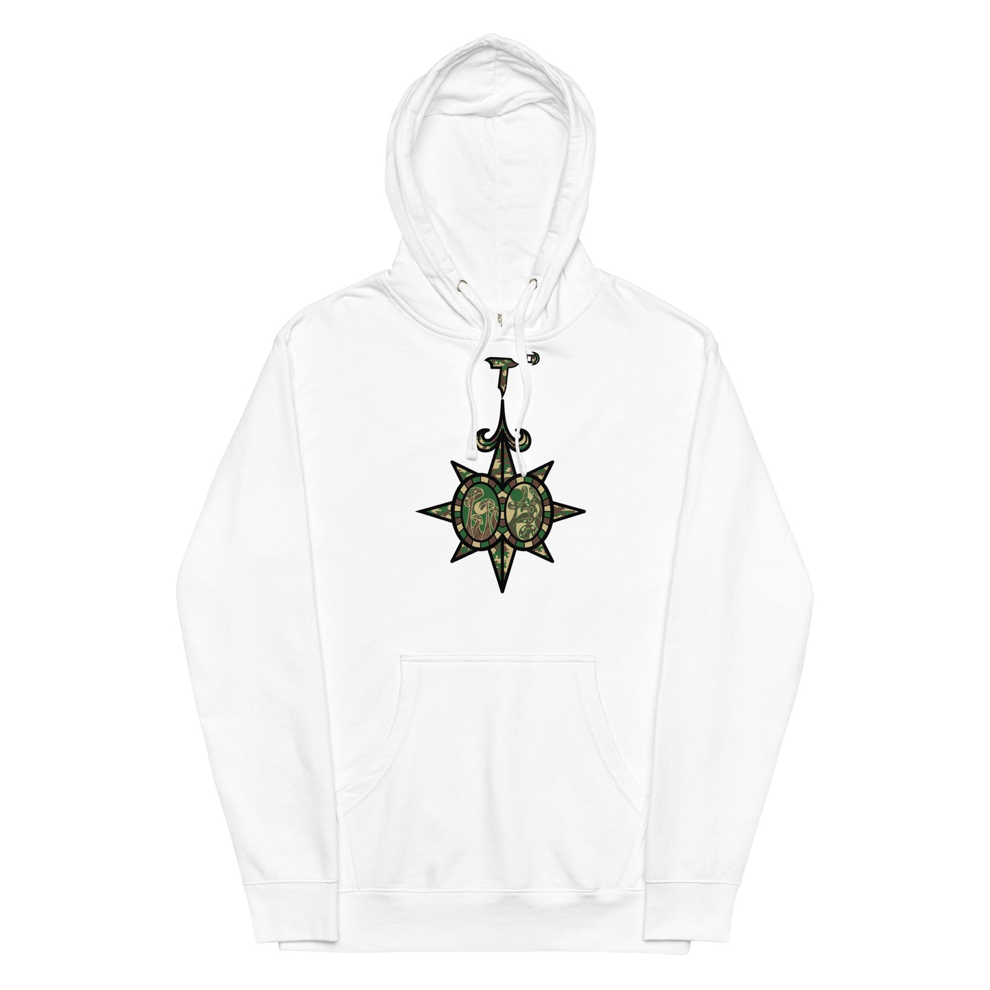 Unisex midweight hoodie "Shroom Verse Infinity Compass" Can't See Me Edition