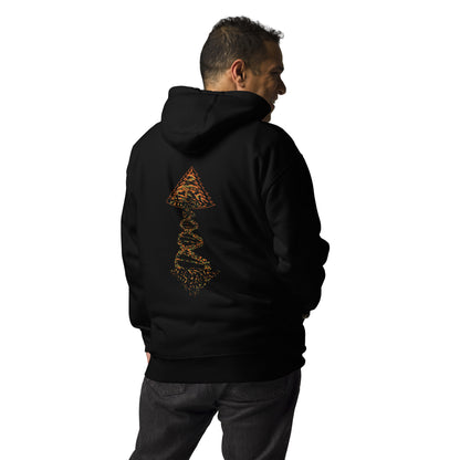 Unisex Hoodie "DNA Tree Vortex" Tiger Style Edition