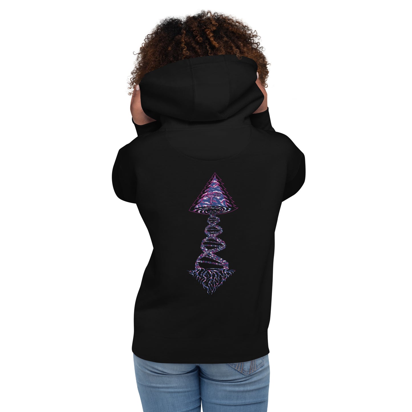 Unisex Hoodie "DNA Tree Vortex" Blurple Edition