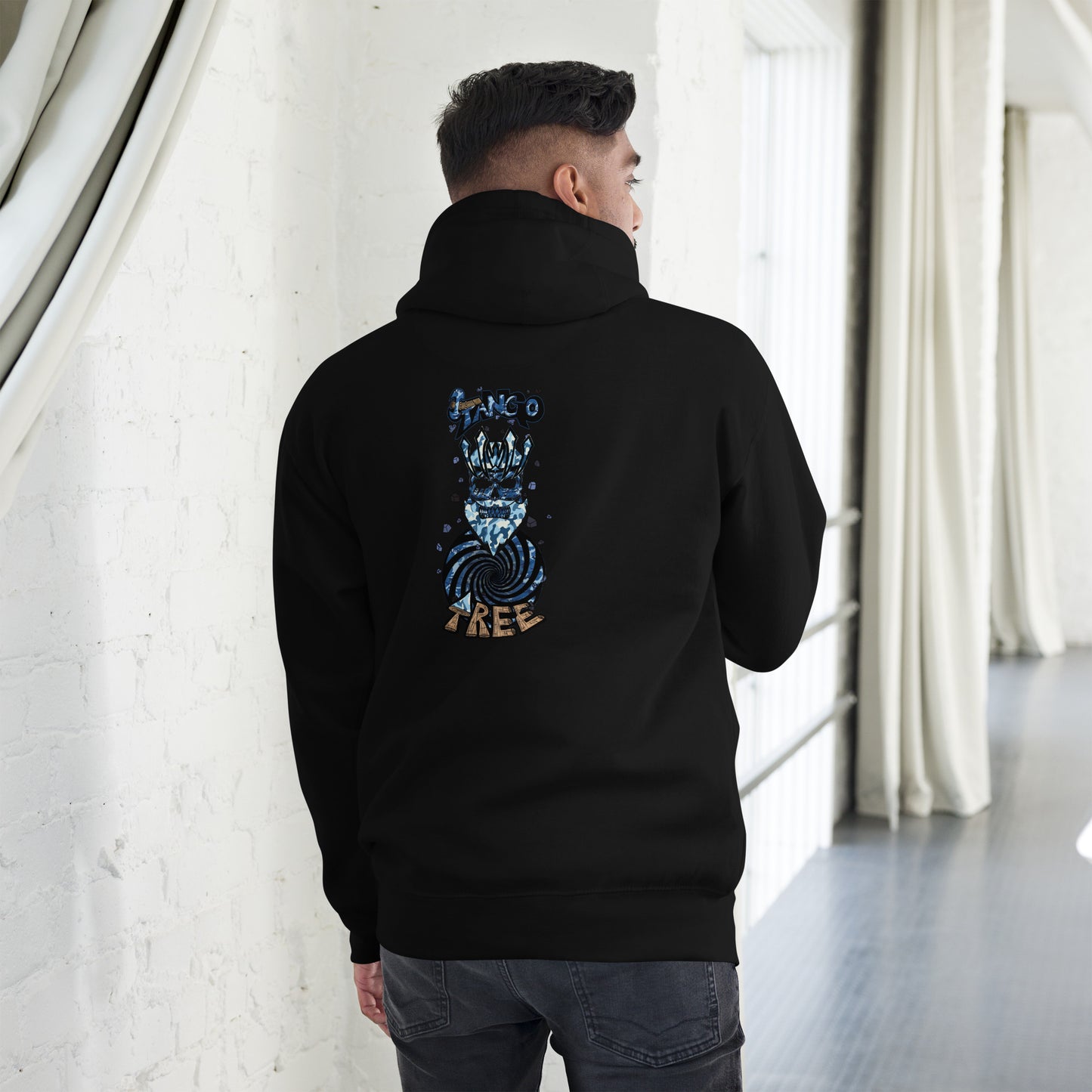 Unisex Hoodie "King of the Vortex" Street Blue Edition