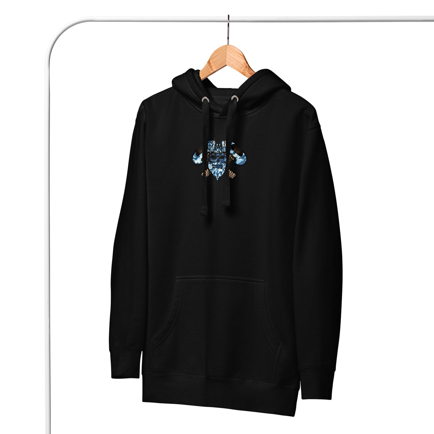 Unisex Hoodie "King of the Vortex" Street Blue Edition