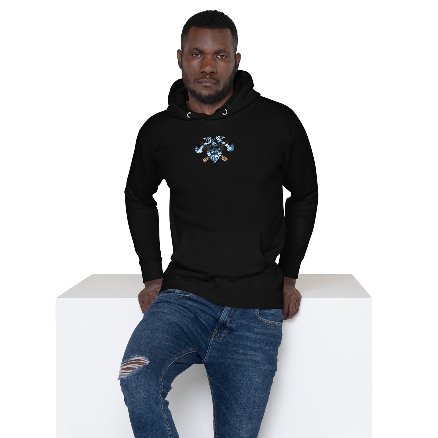 Unisex Hoodie "King of the Vortex" Street Blue Edition