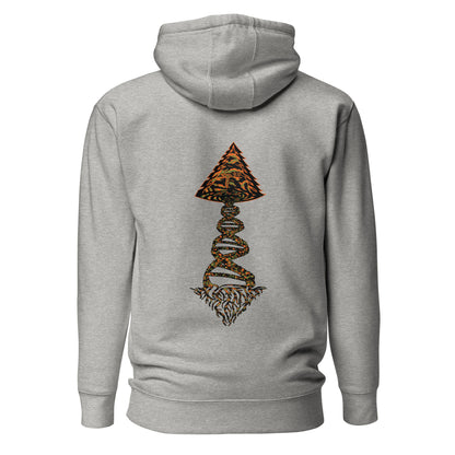 Unisex Hoodie "DNA Tree Vortex" Tiger Style Edition