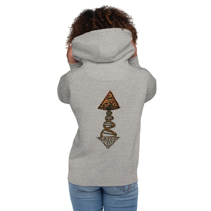 Unisex Hoodie "DNA Tree Vortex" Tiger Style Edition
