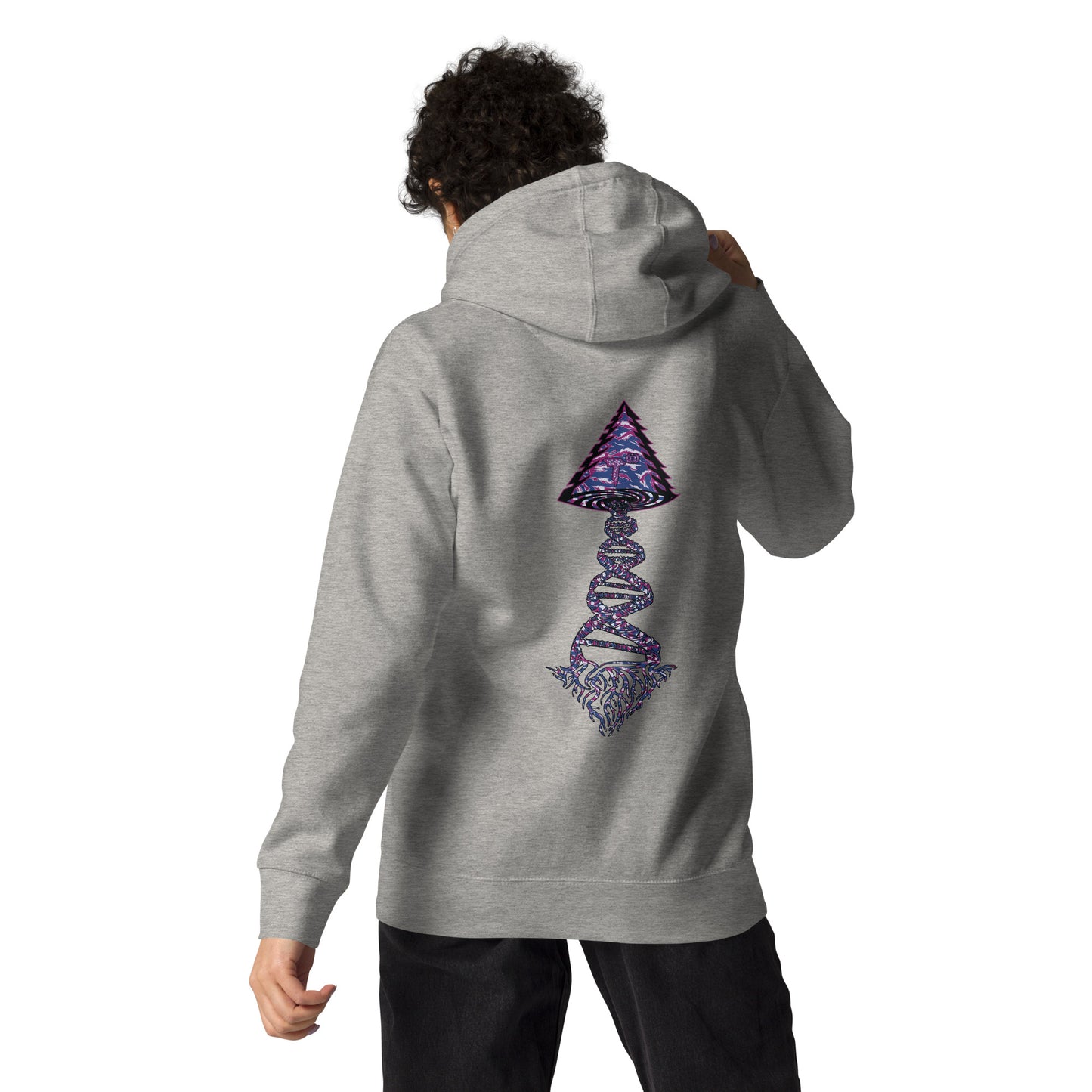 Unisex Hoodie "DNA Tree Vortex" Blurple Edition